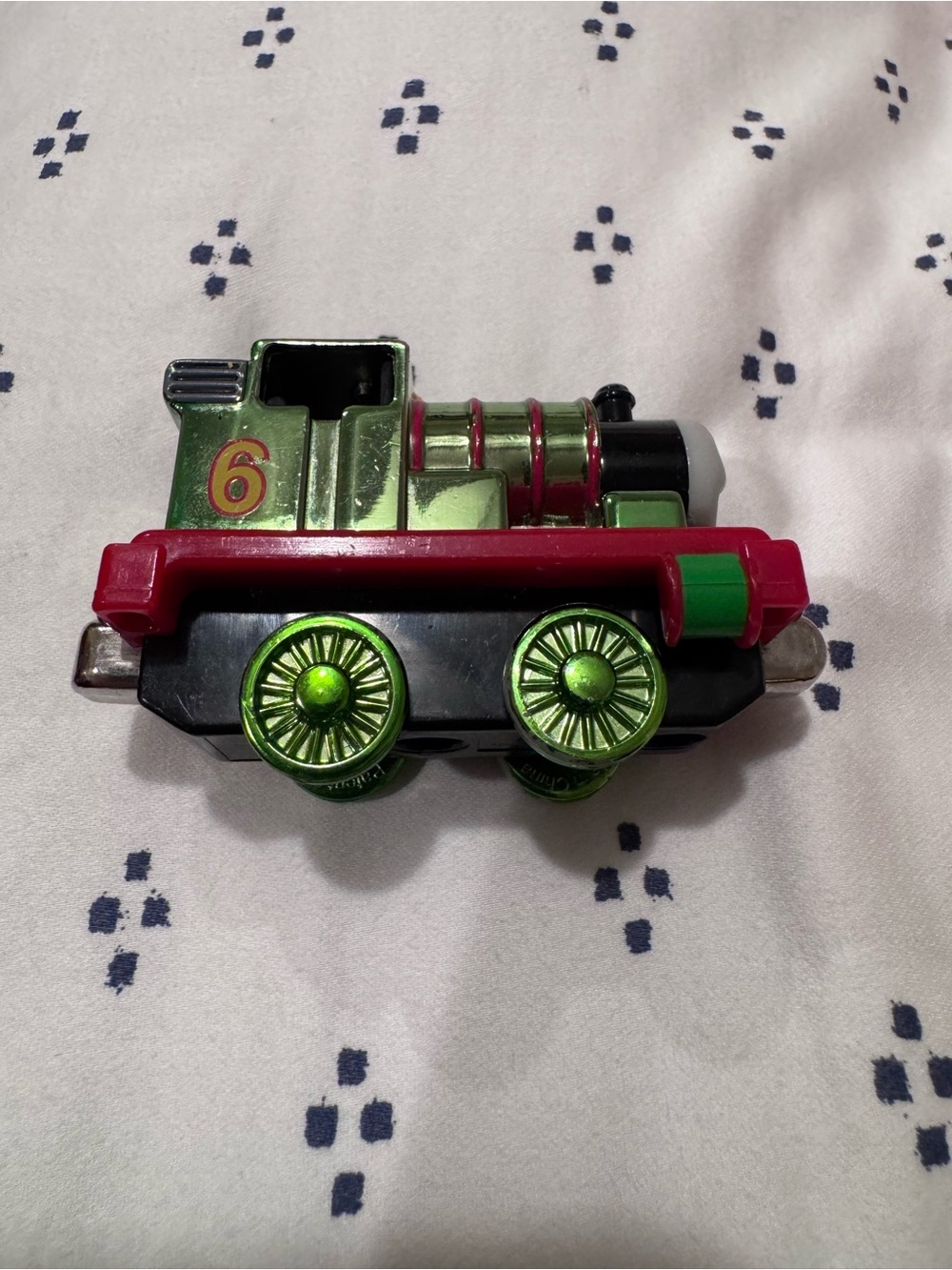 Thomas & Friends 2002 Percy Take Along N Play Tank Diecast Metallic Collectible
